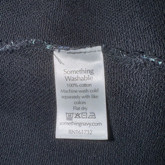 Something Navy (Revolve) Navy Floral Sweatshirt - Size XS - Picture 3 of 5